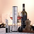 4in1 Xiaomi Mijia Circle Joy Automatic Red Wine Bottle Opener Round Wine Stopper Stainless Steel Electric Corkscrew Gift