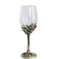 Enamel irises lead-free crystal glass red wine glass wakeup set Wine Glass cup Champagne Cup wedding gifts home Drinking utensil