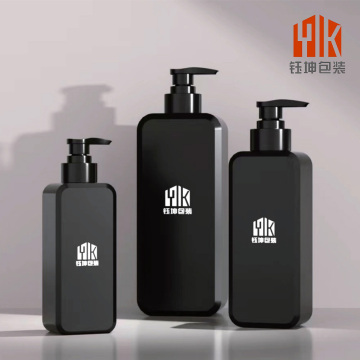 Black Square Pump Plastic Lotion Bottles