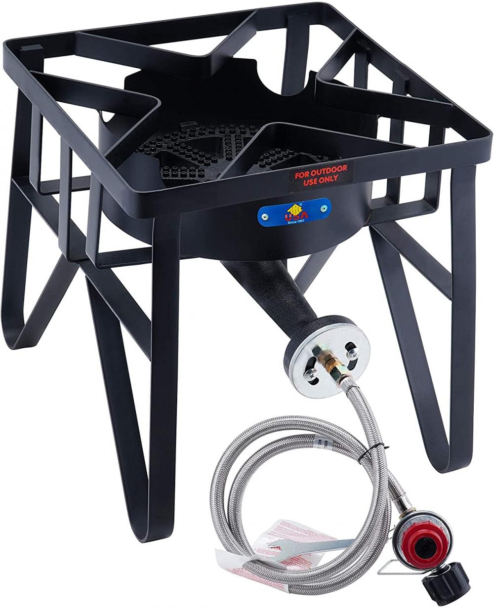 Outdoor Propane Camping Square Burner Stove