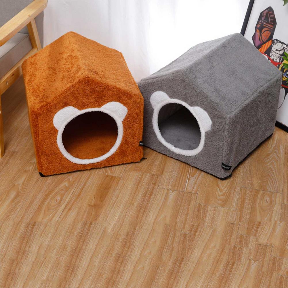 2020 New Cat Bed Removable Washable Pet Bed Indoor Outdoor Pet Cat Dog Bed House Washable Waterproof