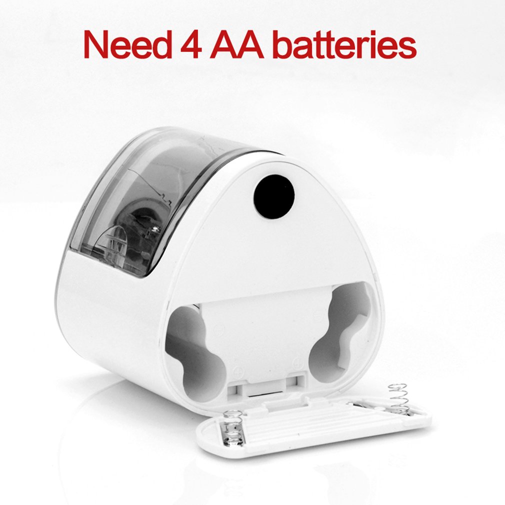 Unique 2 Compact Holes Art Sketch Electric Pencil Sharpener School Stationery Automatic Pencil Sharpener Office Accessories