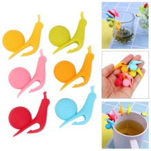 5/6Pieces/lot Tea Bag Holder Silicone Tea Tools Cup Mug Hanging Tool Tea Balls Tools Random Color Tea Strainers