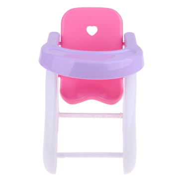 Dollhouse Miniature Baby Infant Room Furniure ABS Dining Chair High Chair