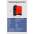 Car Heater All In One 8KW Air diesels Heater Red 1-8KW 12V/24V One Hole Car Heater for webasto Trucks Motor+LCD key Switch