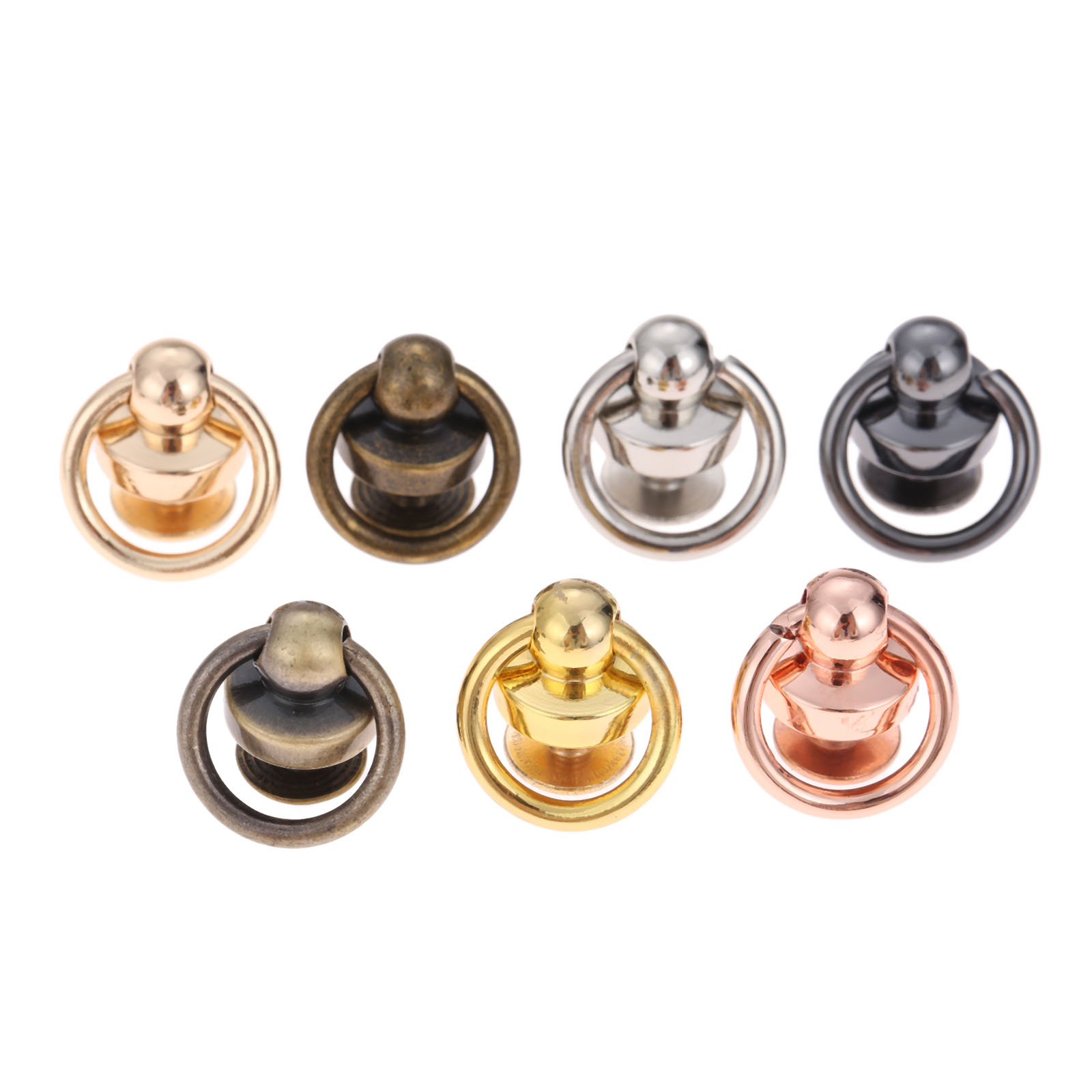 5Pcs Garment Rivet Stud Bag Rivet Nail Buckle Swivel Screw Studs Button Handbag Chain Hanger Leather Craft Clothing Decorations