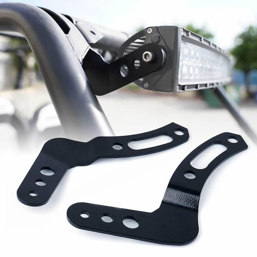 30"-32" LED Light Bar Mounting Brackets for 2014-2019 Polaris RZR XP 1000 & 2015-2018 RZR 900 S900 S1000 EPS w/ Stock Roll Cage