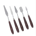 5pcs/set Stainless Steel Spatula Baking Pastry Tools Fondant Cream Mixing Scraper Oil Painting Shovel for Painting Knife