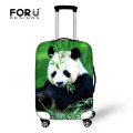 FORUDESIGNS Stretch Waterproof Luggage Cover to 18-28 Suit case Kawaii Panda Print Suitcase Protective Cover Luggage Accessories