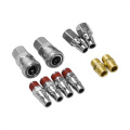 10Pcs/Set 1/4" BSP Air Line Hose Compressor Fitting Connector Coupler Quick Release Pneumatic Parts For Air Accessories