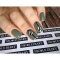 NICOLE DIARY Nail Stamping Plates Set Snake Marble Design Stamp Templates Image Printing Stencil Marple Leaf Pattern Plates