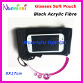 100pcs Wholesale Black Acrylic Fibres Spectacle Sunglass Eyewear Eyeglasses Glasses Soft Cloth Bag Pouch Case CP040 Free Shippi