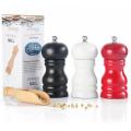 Manual Wooden Pepper Grinder Handheld Seasoning Spice Salt Grain Mill Portable Practical Household Convenient Kitchen Tools