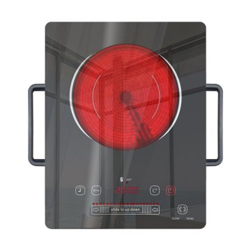Slide control touch electric ceramic stove desktop light wave stove intelligent induction cooker stir fry household cooker