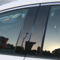 For Chevrolet Tracker 2020 2021 Car Styling PVC Car Window Pillar Trim Sticker Middle BC Column Stickers External Accessories