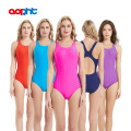 Women Professional One Piece Sport Waterproof Swimsuit Competition Racing Type Female Sexy Triangle Swimwear Bathing Beach Suit