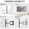 TV Mounts Bracket for 23-55 inch Flat Screen TVs Up to 88lbs,Full Motion TV Wall Mount Swivel Articulating Fit MaxVESA 400x400mm
