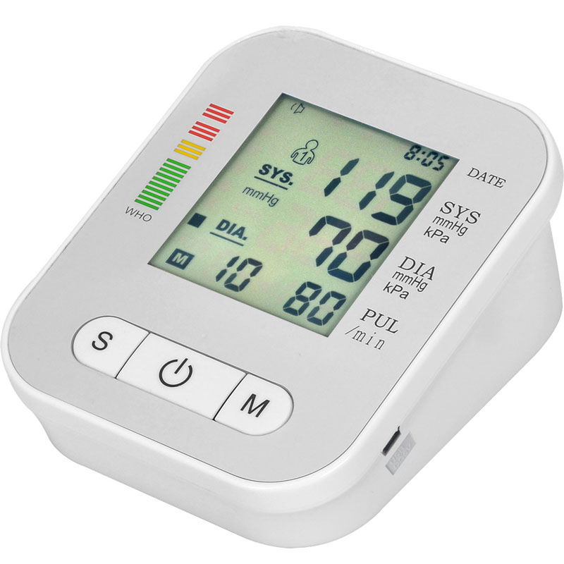 portable Automatic Digital Arm Blood Pressure Monitor Heart Beat Rate Pulse Meter Tonometer Sphygmomanometer pulsometer machine