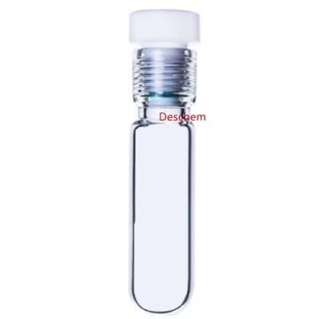 25ml Glass High Pressure Bottle,28*70 Heavy Wall Vessel With #15 PTFE Thred