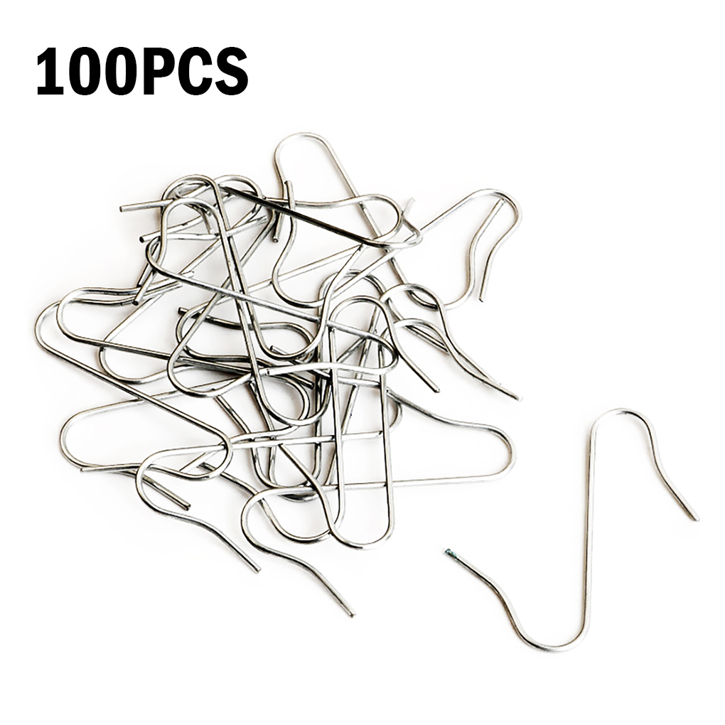 100PCS Metal Ornament Hooks S-shaped Swirl Hanger Christmas Tree Decoration Accessories