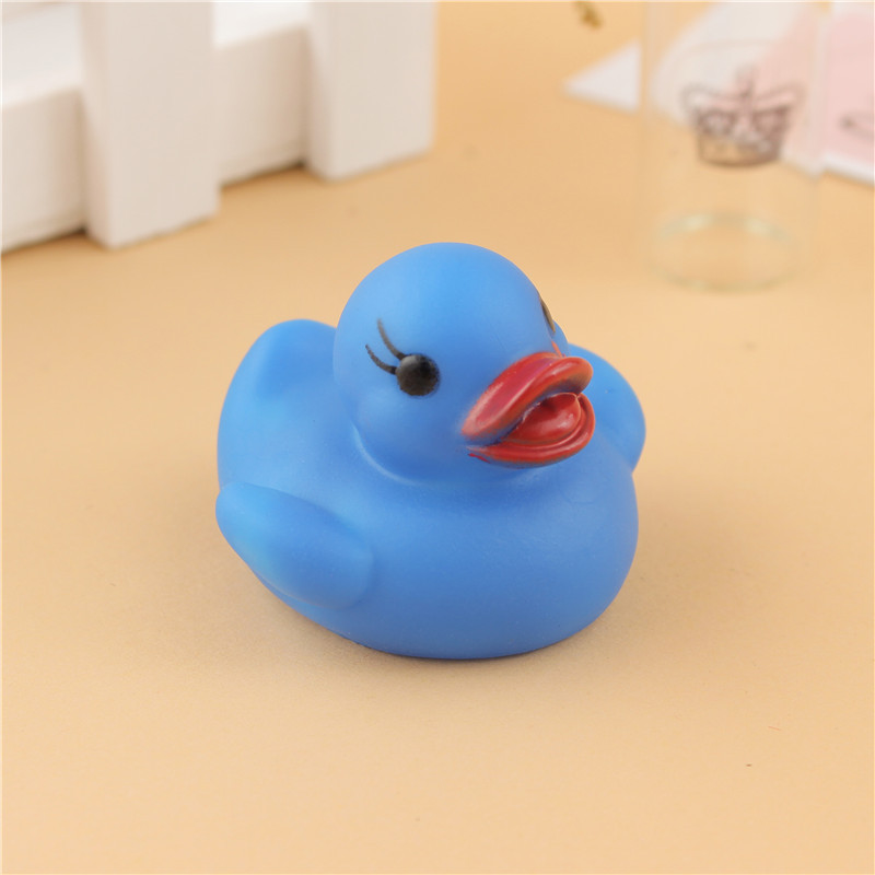 LED Water Sensor Luminous Duck Floating Animal Duck Floating Flashing In The Water Rubber Duck Baby Kids Bath Shower Toy Gift