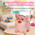 Cartoon Resin Pig Piggy Bank Coin Bank Money Box Saving Pig Shaped Coins Container Home Decoration Cute Money Box Series