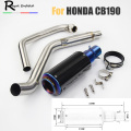 Cb190 Slip-On Motorcycle Exhaust Muffler Full Pipe Headers Elbow 51mm For CBF190R CB190R Motorbike Exhaust Pipe With DB Killer