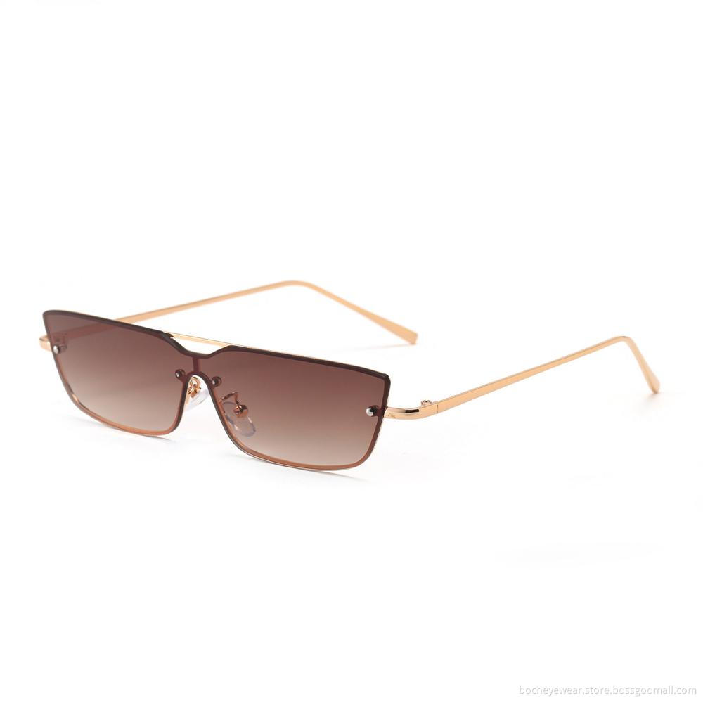 fashion sunglasses one piece metal frame sunglasses wholesale sun glasses