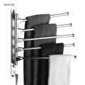 creative Home Space Aluminum Storage Rack Bedroom Kitchen Accessories Bathroom Bar Storage Towel Rack Punch-free Can Be Punched