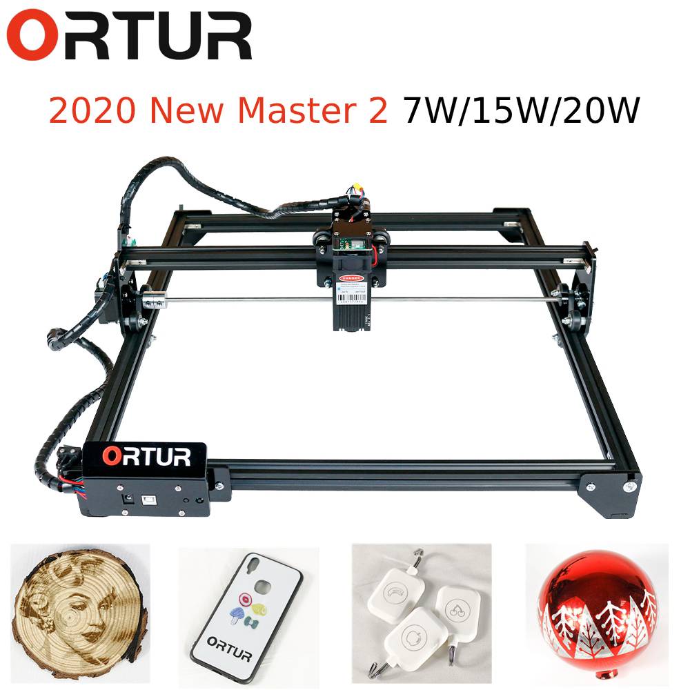 ORTUR Factory Laser Master 2 15W7W20W Engraving Cutting Machine 32 bit Motherboard Cutter Engraving Laser Printer CNC Router