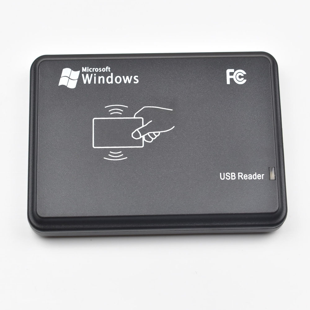 125KHz USB Proximity Access Control Smart RFID ID Card Reader and Writer Copier+5pcs EM4350 T5577 Tags+ Software CD