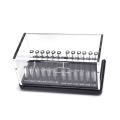 Round/Rectangular Acrylic Organizer Holder Case for Orthodontic Preformed Arch Wire