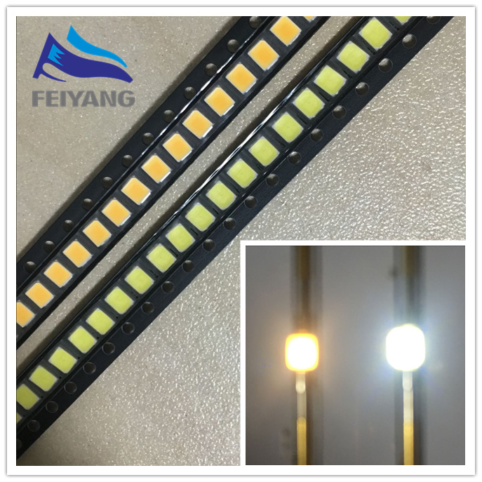 100pcs 0.2W SMD 2835 LED Lamp Bead 20-25lm White/Warm White SMD LED Beads LED Chip DC3.0-3.6V for All Kinds of LED Light