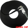 20AWG 2P 3P 8P 10p Silicone Test Line 0.5 Square Tinned Copper Cable heat proof high tempareture Power Connect Wire