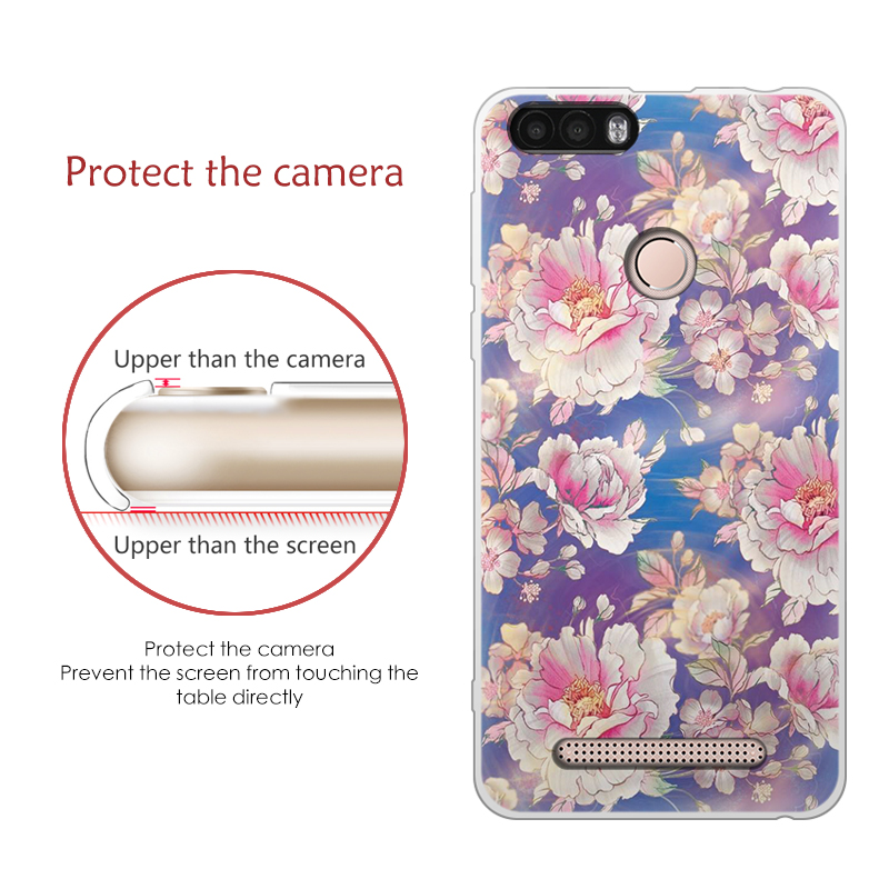 EiiMoo Case Cover For Leagoo Kiicaa Power Silicone Case Cartoon Print 3D Relief Tpu Back Bags For Funda Leagoo Kiicaa Power Case