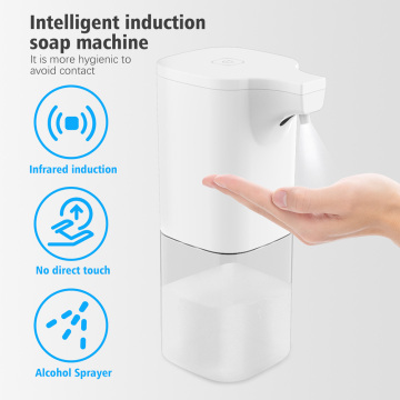 350ml Smart Automatic Liquid Soap Dispenser Alcohol Sprayer Kitchen Bathroom Touchless Infrared Sensor Hand Washing Container