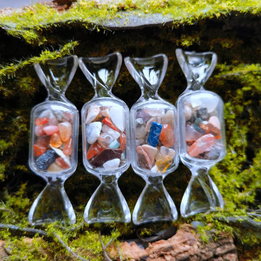 Assorted Gemstone Candy Figurine Decor Christmas Halloween
