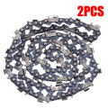 2Pcs/set 20" Chainsaw Saw 76 Drive Links Replacement Mill Ripping Chain Blade Pitch 0.325 " 0.058 Gauge for Cutting Lumber