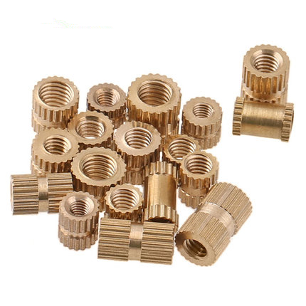 200PCS M3*4*4 MM Copper inserts Injection nut embedded parts copper knurl nut