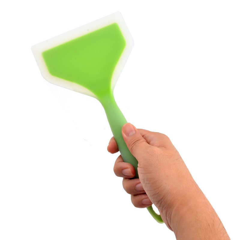 Silicone Spatulas Beef Meat Egg Kitchen Scraper Wide Pizza Shovel Non-stick Turners Food Lifters Home Cooking Utensils