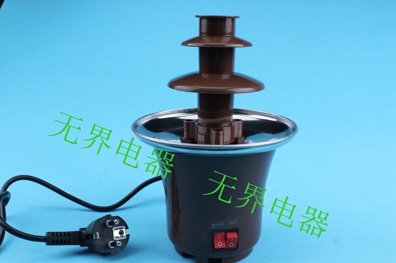 Home DIY three chocolate fountain machine Valentine's day hot pot mini chocolate waterfall machine with heating
