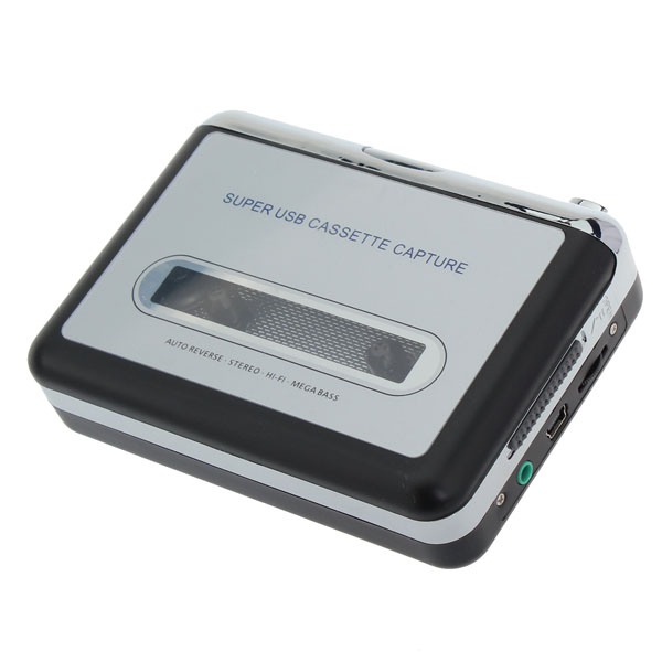 12V Classic USB Cassette Player Cassette to MP3 Converter Capture Audio Music Player Cassette Recorders Convert music 10W