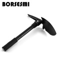 Hot sale 4 in 1 metal sappers shovel with compass portable camping folding garden shovel mini multi-function steel pickaxe