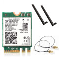 Dual Band 2974Mbps Wireless Network Card Intel AX200 Wi-Fi 6 AX200NGW NGFF M.2 Wifi Bluetooth 5.1 antenna MHF4 Desktop Kit