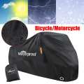 210T Waterproof Motorcycle Cover Dustproof Rain Snow UV Protector Cover For Motor Scooter Covers Outdoor Motorbike Bicycle Cover