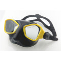Extreme low volume spearfishing mask black silicon freediving mask top spearfishing and dive gears tempered scuba mask diving