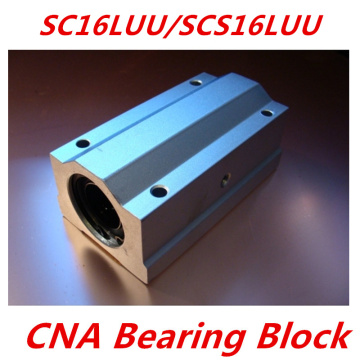 2 pcs of SC16LUU SCS16LUU 16mm Linear Ball Bearing Block CNC Router pillow linear guides