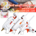 40W/80W/100W Professional High Temp Hot Melt Glue Gun Graft Repair Heat Gun Pneumatic DIY Tools Hot Glue Gun Power Tool