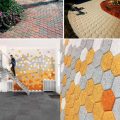 Garden Paving Mould Hexagonal Model Garden Concrete Molds Paving Brick for DIY Path Maker Mold Stepping Stone Walkways Molds