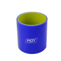 BLUE & Yellow 2'' 51mm / 2.5" 64mm / 3" 76mm / 4" 102mm Straight Silicone Intercooler Turbo Intake Pipe Coupler Hose